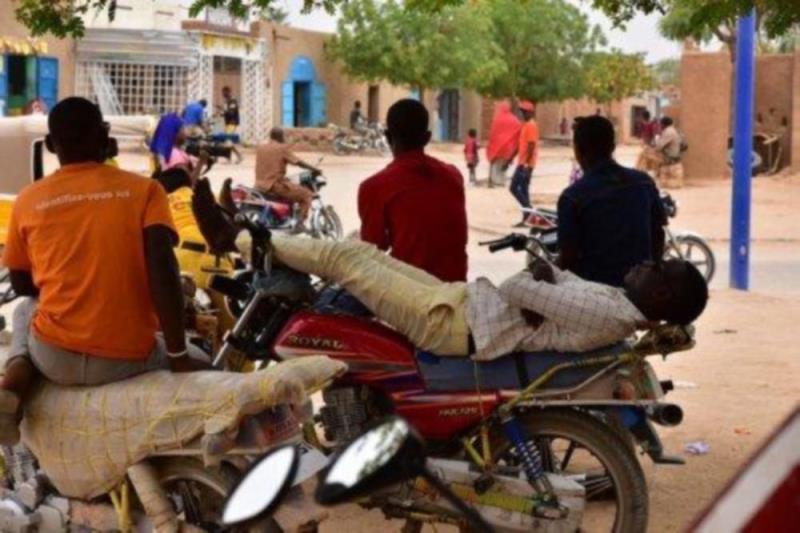region du Niger circulation de moto