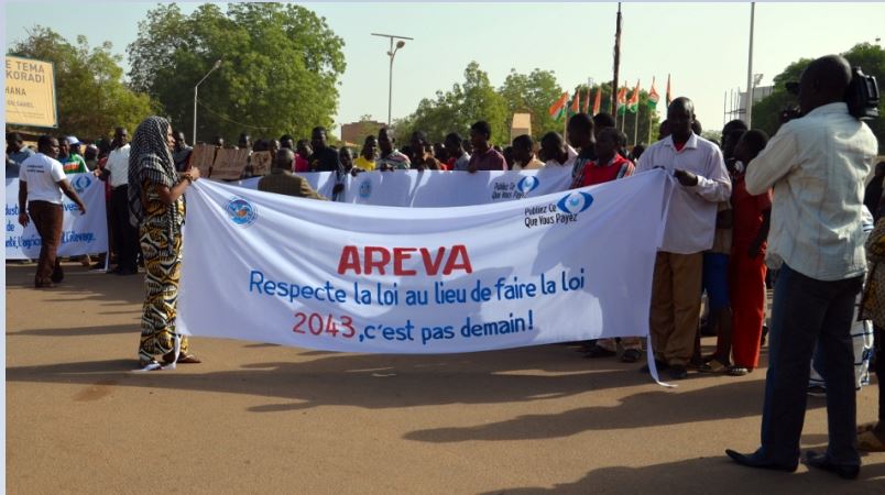 Areva Niger manifs