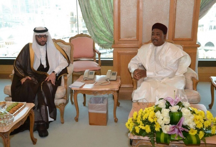 Issoufou Mahamadou et roi Arabie Saoudite