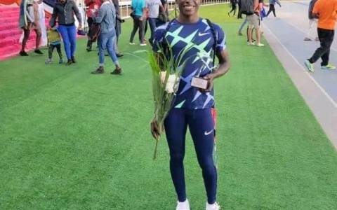 Athlétisme : Amina Seyni remporte l’or au 200m aux Championnats d’Afrique