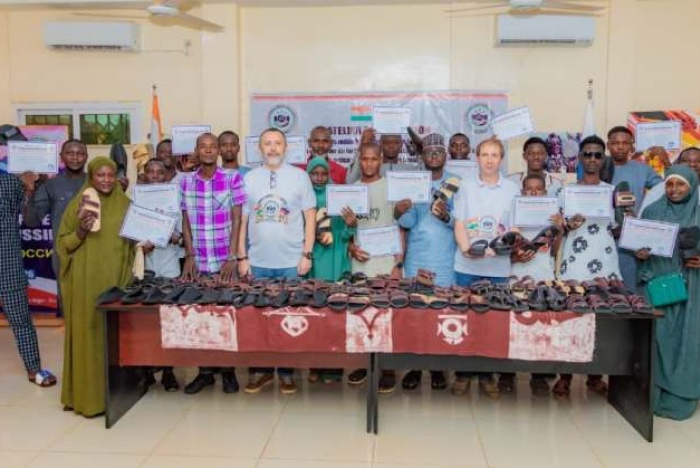 Niamey : l'ONG EMMNR forme 17 jeunes à la fabrication de chaussures artisanales pour favoriser leur autonomisation