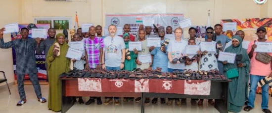 Niamey : l'ONG EMMNR forme 17 jeunes à la fabrication de chaussures artisanales pour favoriser leur autonomisation