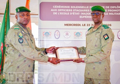 Défense : fin de stage de la 5e promotion du Cours d’État-Major de l’École Militaire Supérieure (EMS)