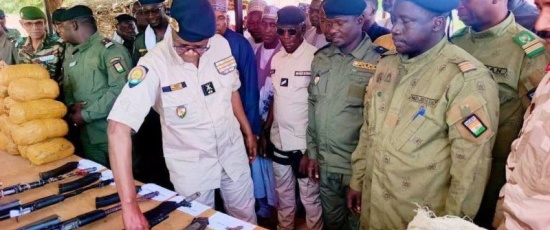 Insécurité : de la drogue et des armes saisies par la police à Dan Issa (Maradi)