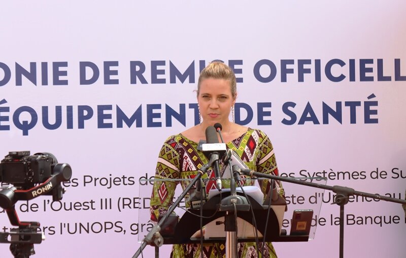 Elyse Banque Mondiale Remise materiels UNOPS