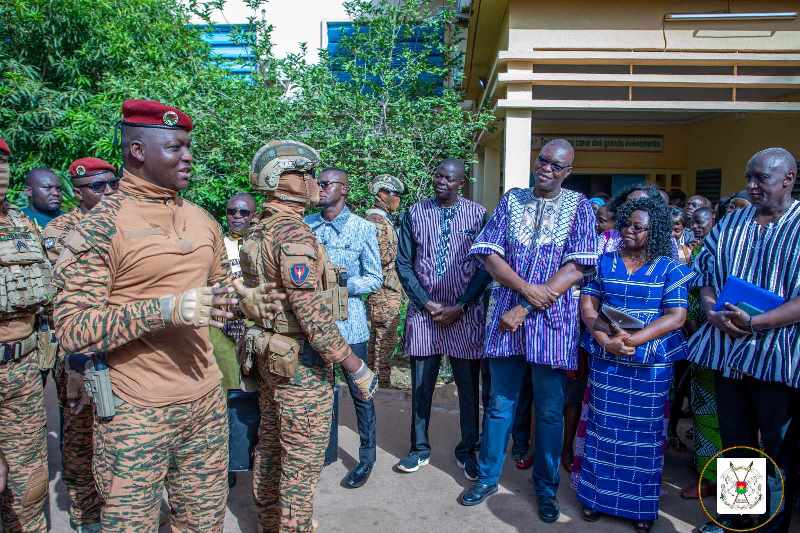 Ibrahim Traore visite RTB