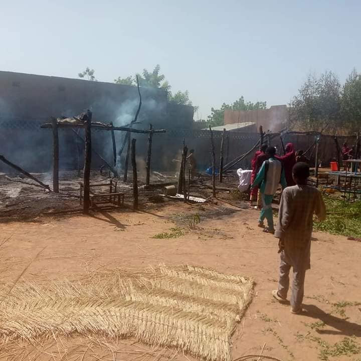 Incendie ecole AFN de Maradi