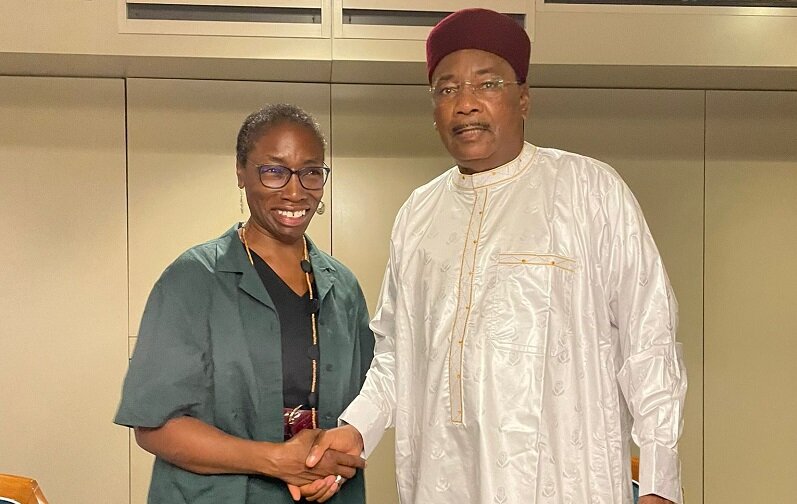 Issoufou Mahamadou et Dr Ero Comfort