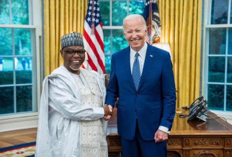 Kiari Liman Tinguiri et Joe Biden