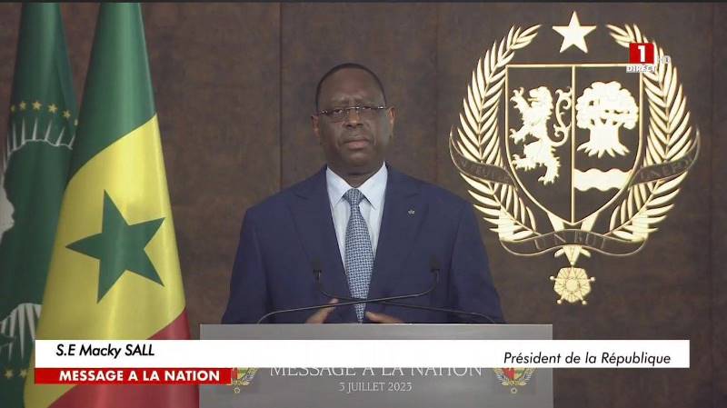 Macky Sall message nation