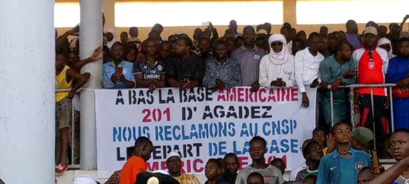 Manifestation soutient CNSP Agadez BIS
