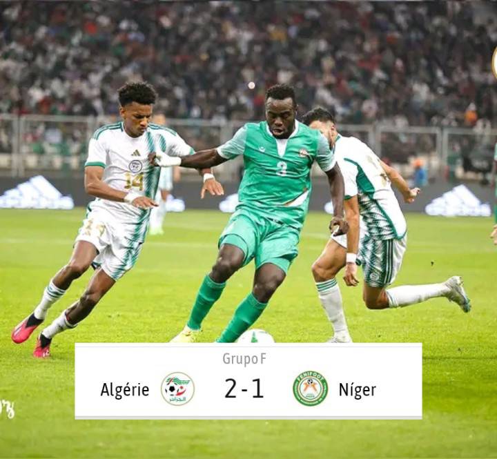 Mena Niger vs Algerie eliminiatoire CAN 2024