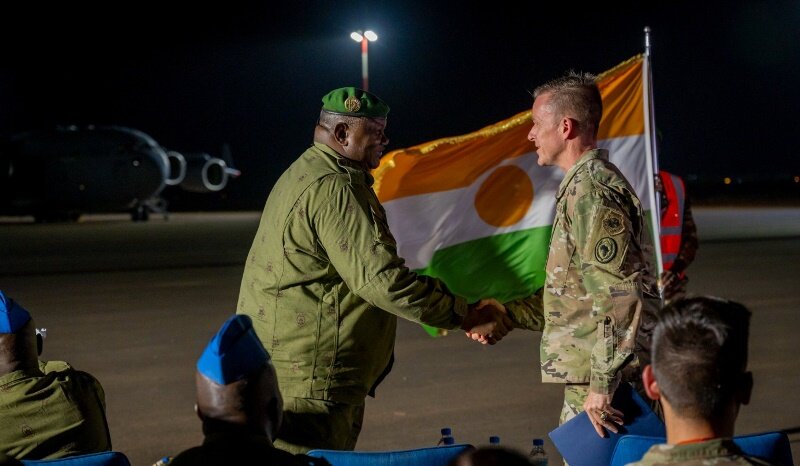Depart soldats americains du Niger