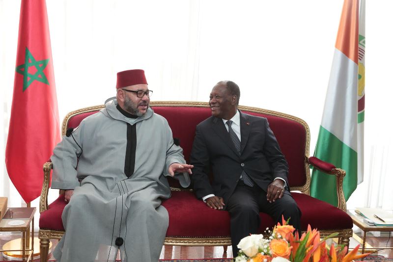 Mohame 6 et Alassane Ouattara