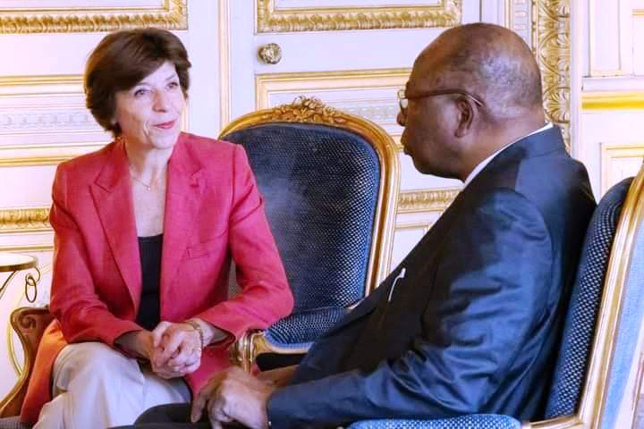 Ouhoumoudou Mahamadou et Catherine Colonna BIS