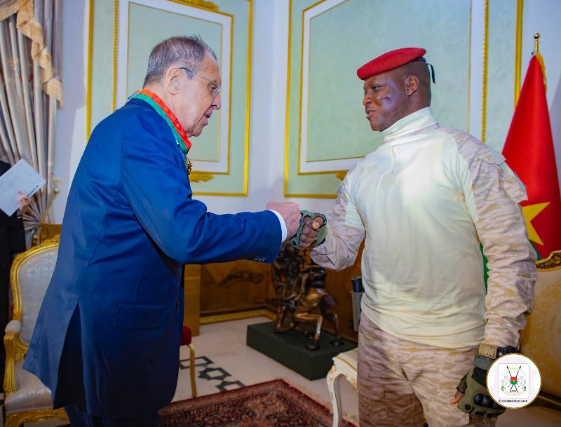 Serguei Lavrov et Ibrahim Traore