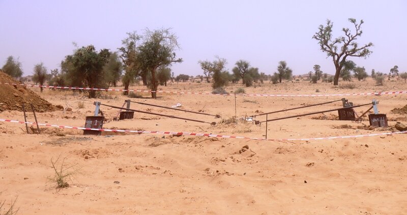 Travaux ligne 132 KV Kandaji Niamey BIS2