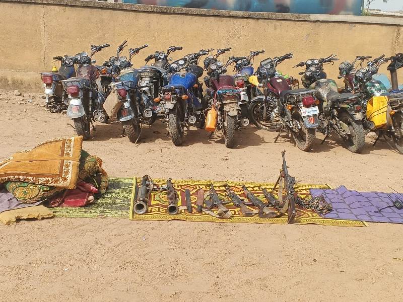 motos et materiels terroristes BF