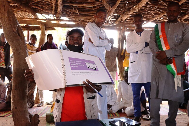 Vaccination enfant village de Kodo