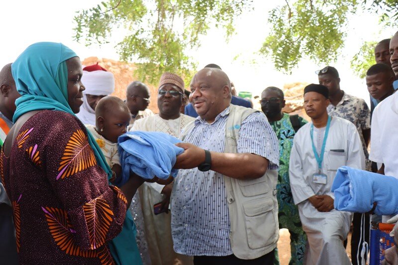 Vaccination enfant village de Kodo