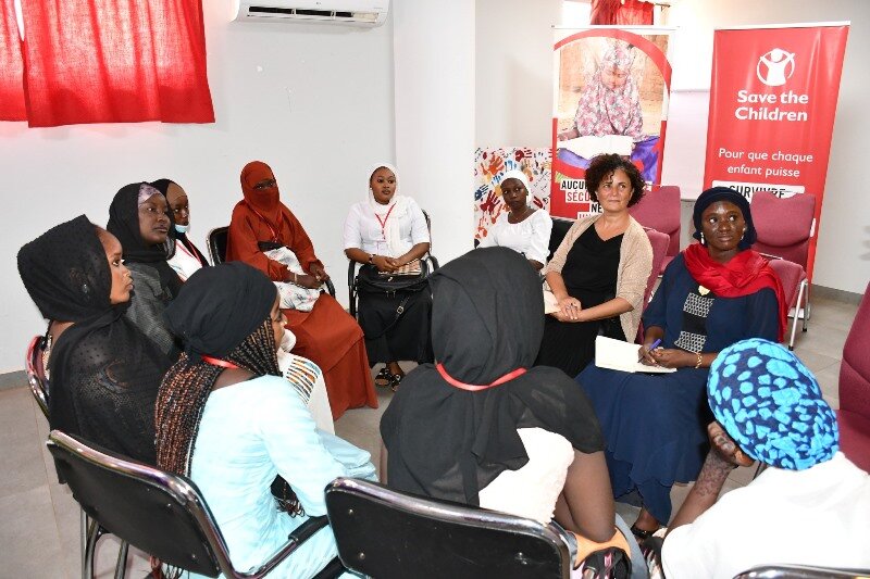 rencontre Save The Children et filles nigeriennes