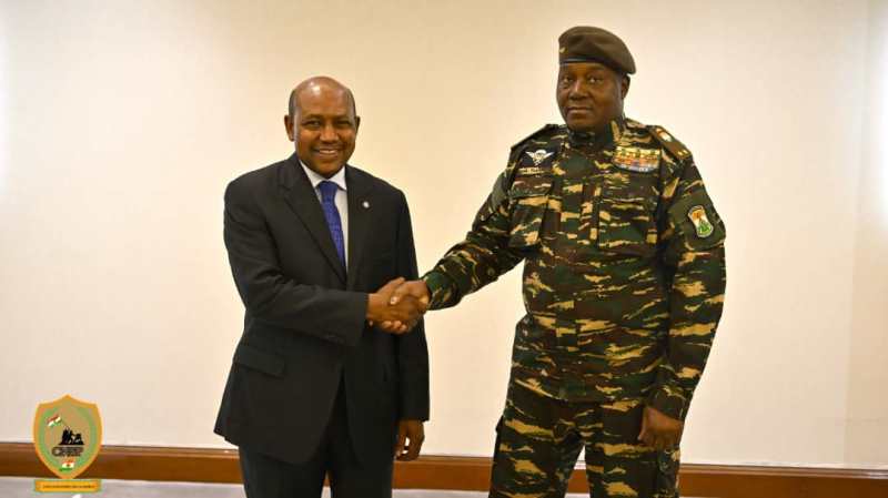 Abdourahamane Tiani et Dr Boureima Hama Sambo