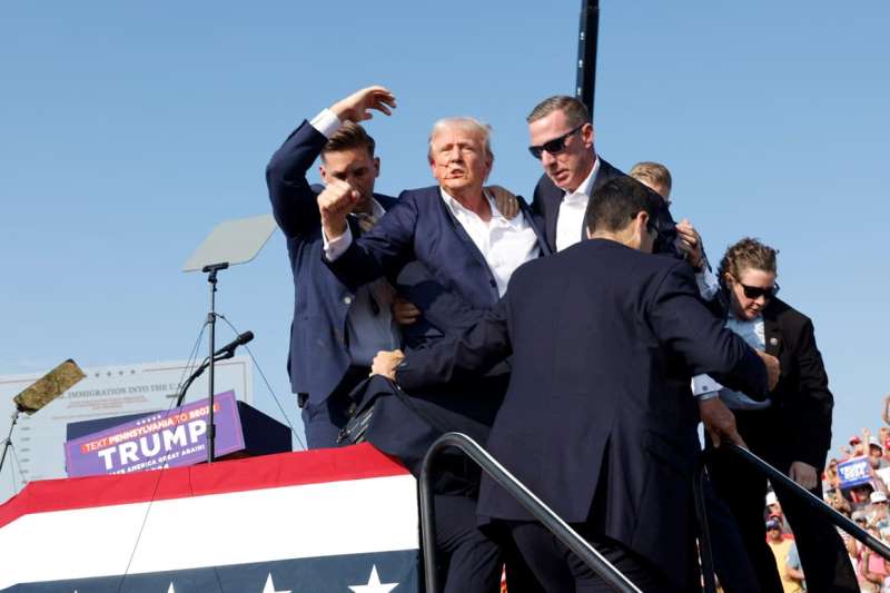 Donald Trump lors d un meeting en Pennsylvanie