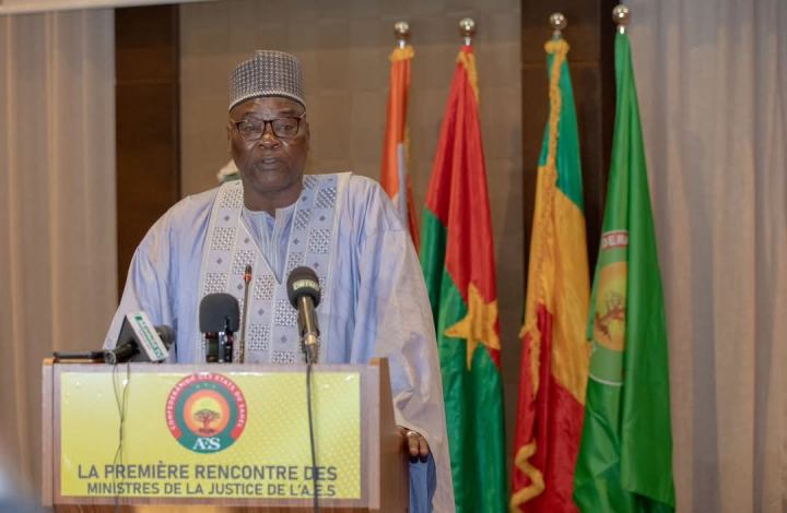 Alio DAOUDA Reunion Ministres Justice AES