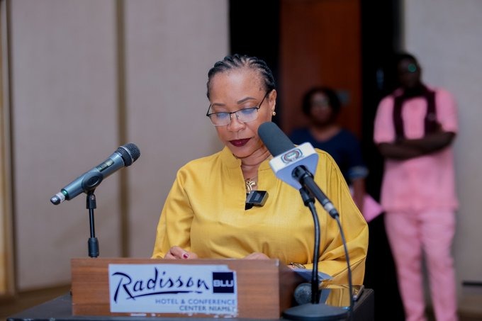 Dr Nicole Kouassi PNUD Lancement film Aicha Macky