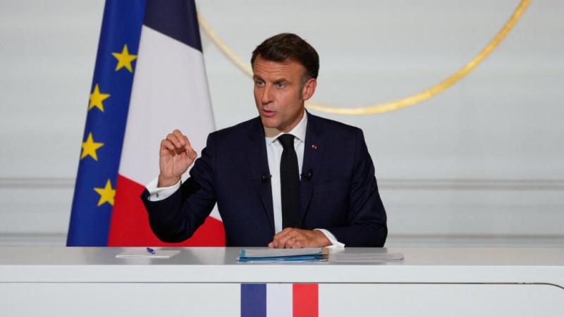 Emmanuel Macron conference presse Palais Elysee