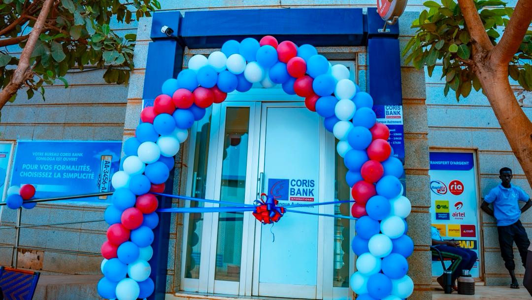Inauguration Agence CorisBank bureau Soniloga