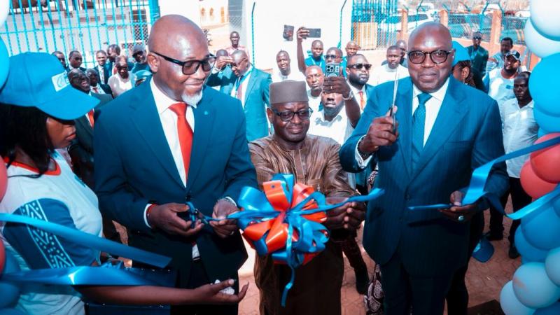 Inauguration Agence CorisBank bureau Soniloga BIS