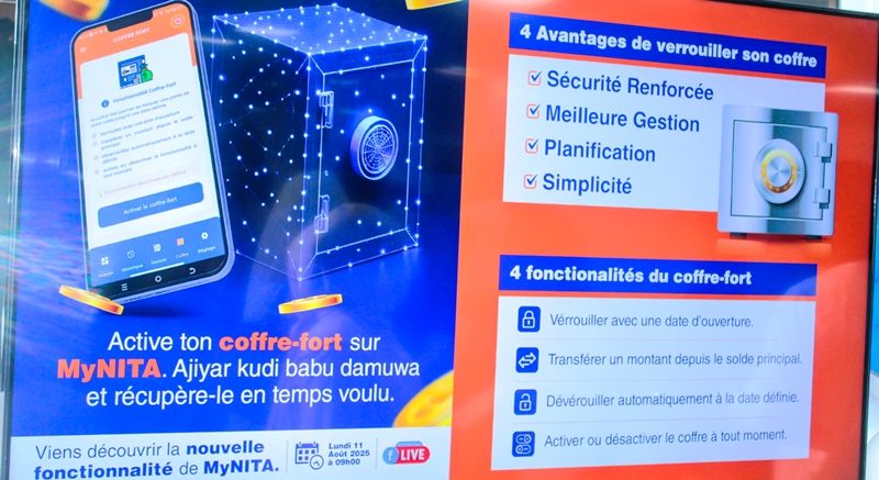 Lancement coffre fort Nita