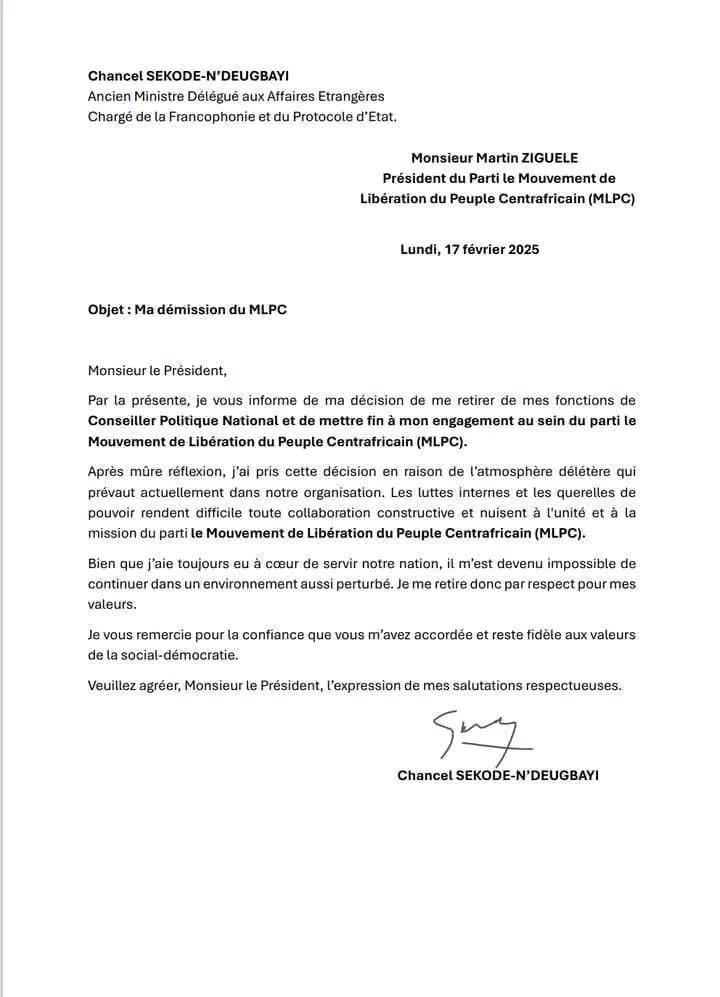 Lettre demission RDC 17 02 2025