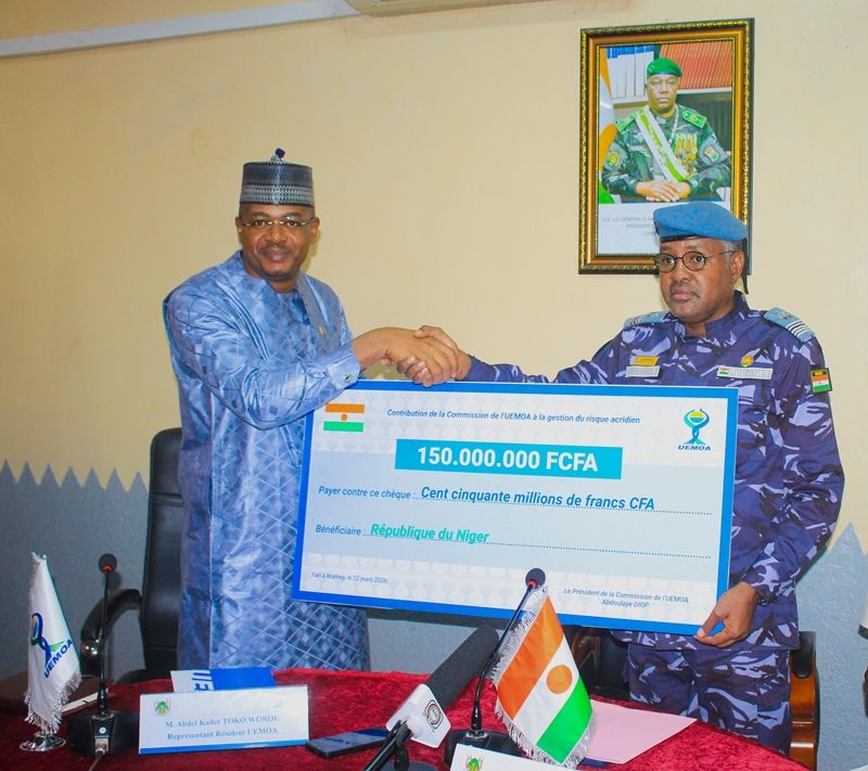 Remise contribution UEMOA Ministere Agriculture