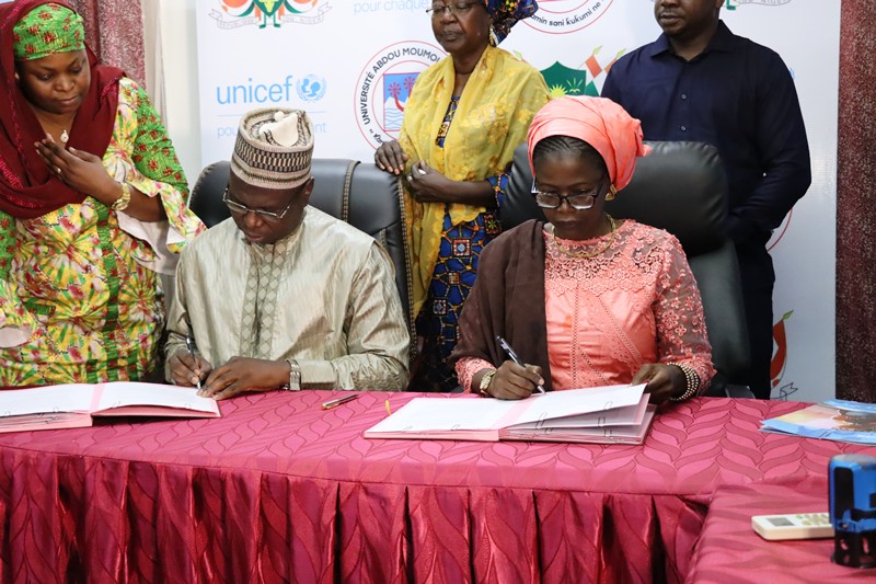 Signature memorandum Unicef UAM