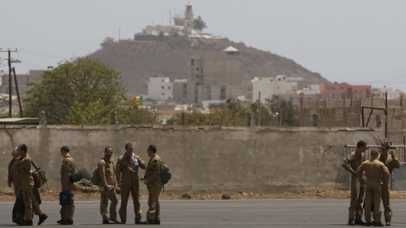 Soldats francais Dakar