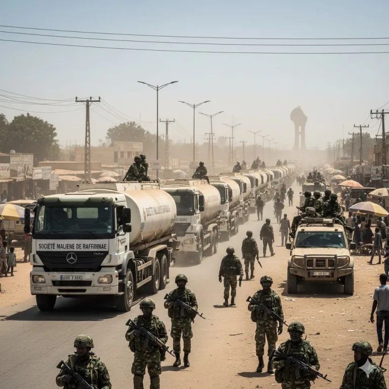 convoi camion escorte Mali