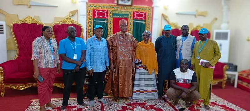 delagtion Unicef visite Sultanat Zinder