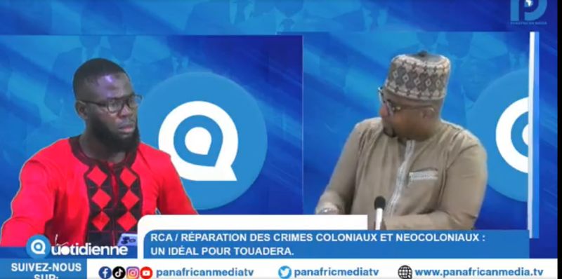 emission sur les reparations des crimes coloniaux et neocoloniaux RCA