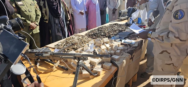 materiels de guerre saisi Gendarmerie Agadez BIS2