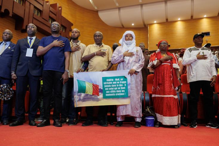mobilisation contre Algerie Centre international de conférences de Bamako