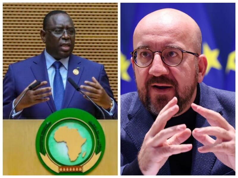 Macky Sall et Charles Michel