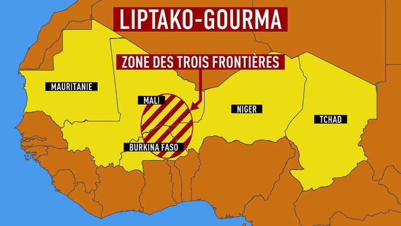 carte Liptako Gourma