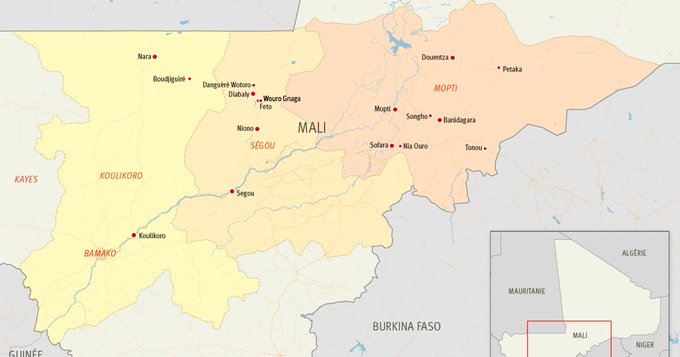 carte Mali