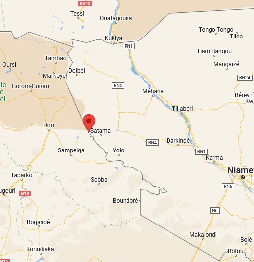 carte Niger Tillaberi