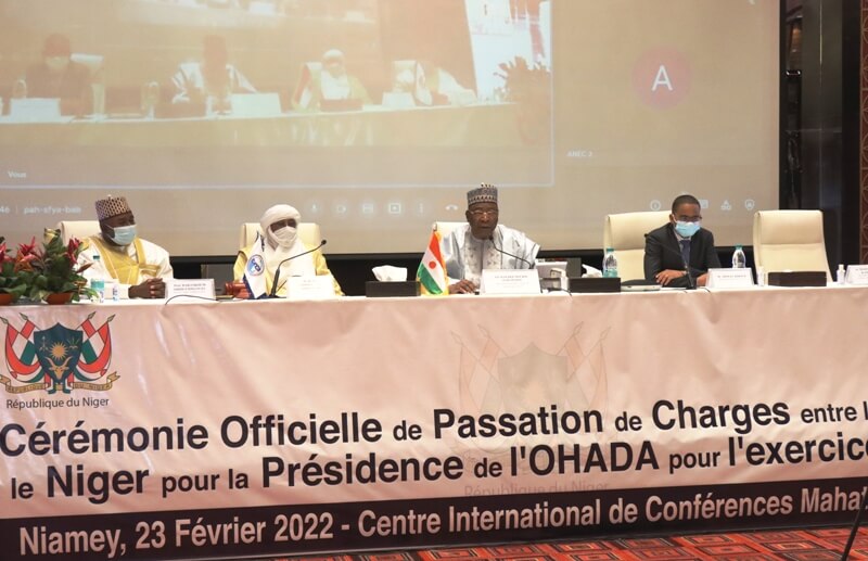 passation Presidence Ohada Niger BIS