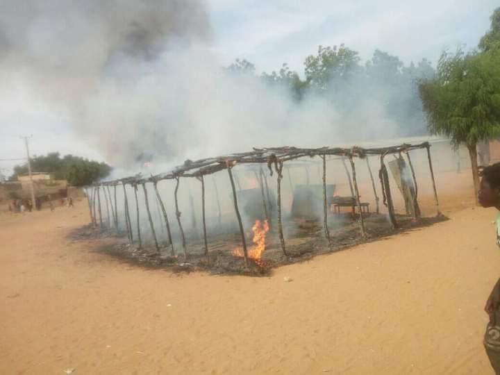 Incendie classe paillote Niger
