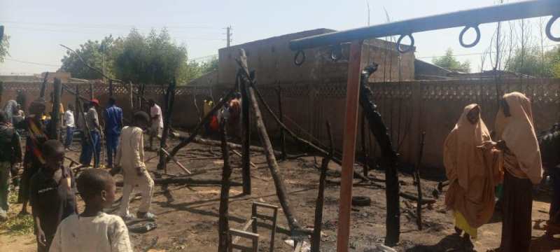 Incendie ecole AFN Maradi