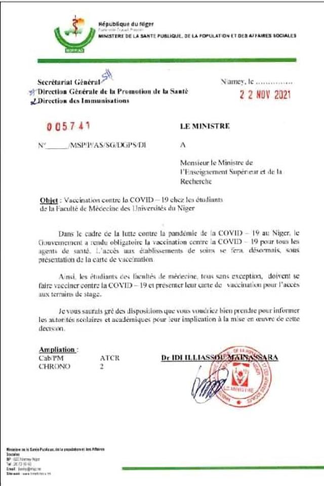 Lettre ministre sante ministere enseignement super bicubic